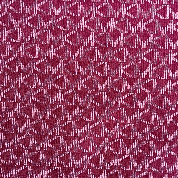 MICHAEL Michael Kors XS NWOT MK Logo Jacquard Merlot Pencil Skirt Sporty Chic - Picture 11 of 11